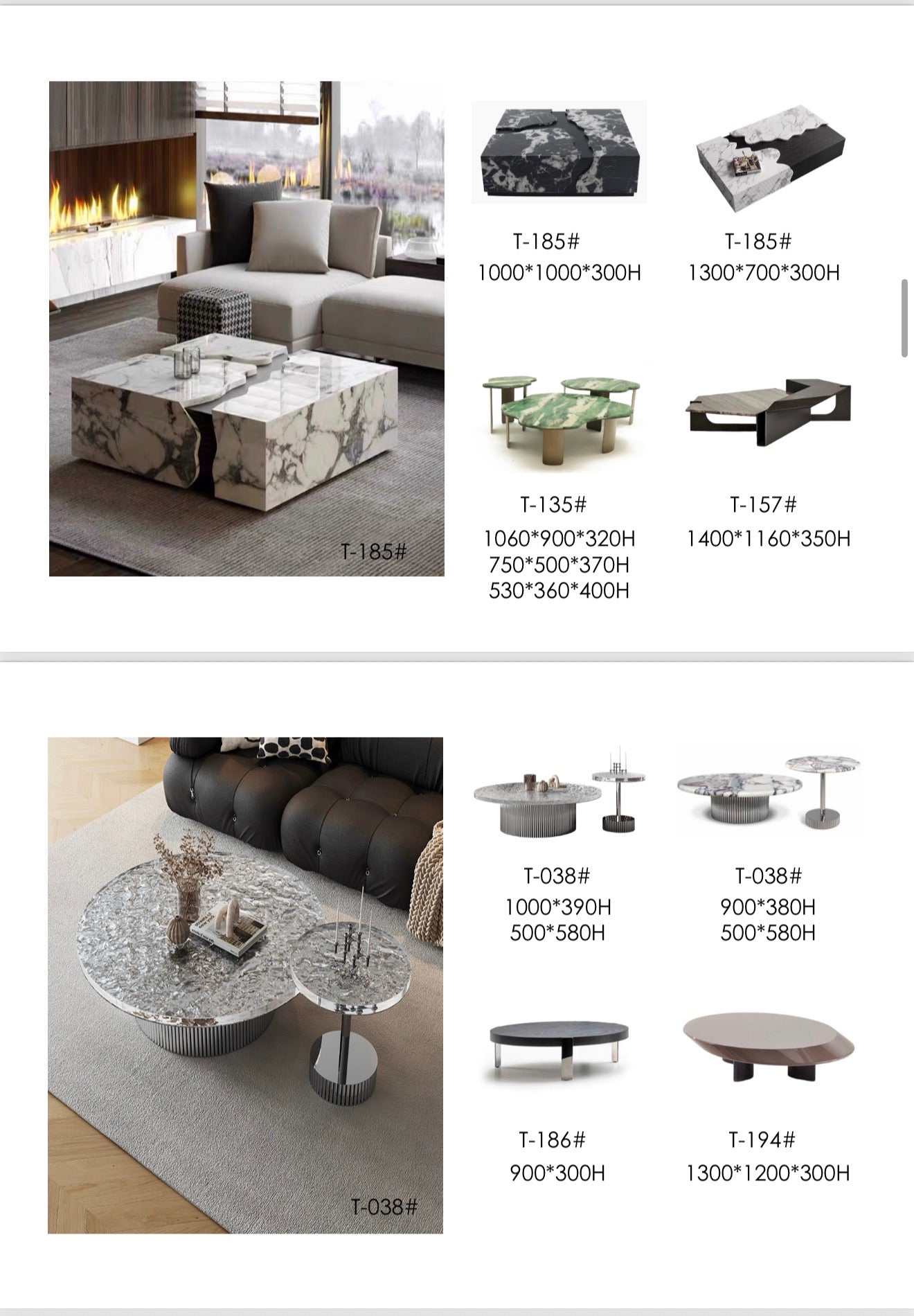 Side tables * Coffee tables 2.0