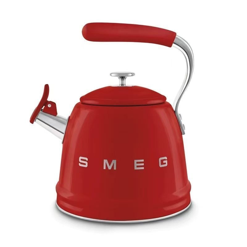 SMEG Whistle Kettle Retro Stainless Steel Large Capacity 2.3L