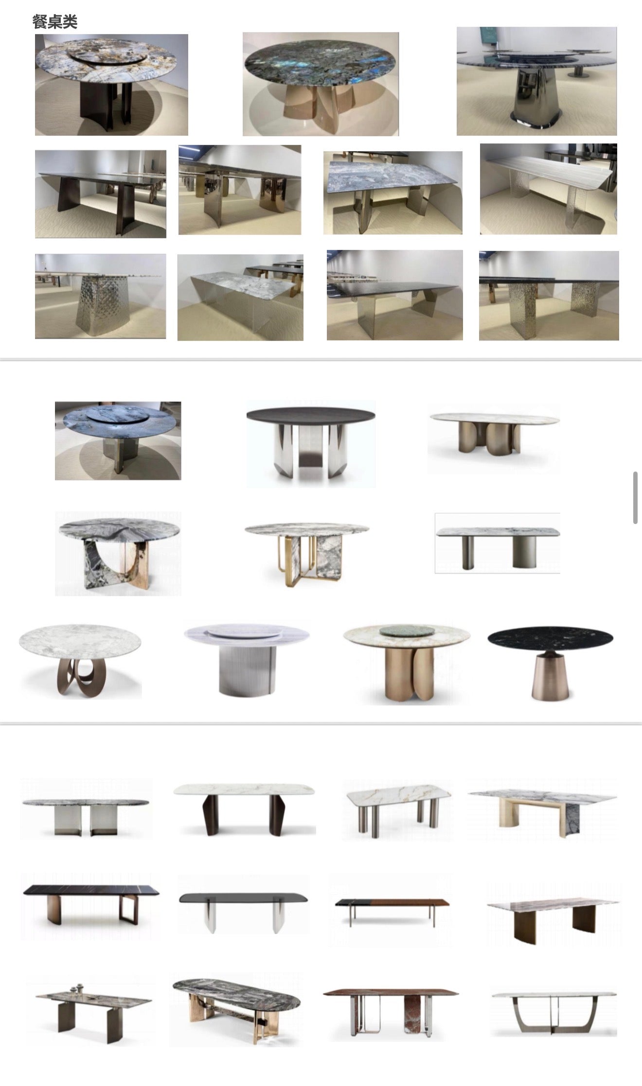 Dining tables & Chairs