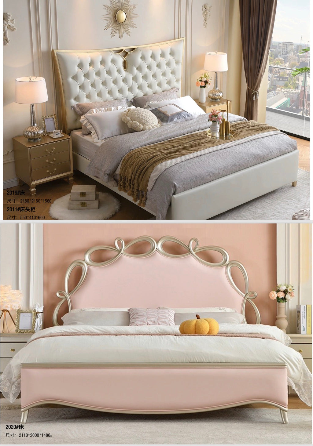 European bedroom set