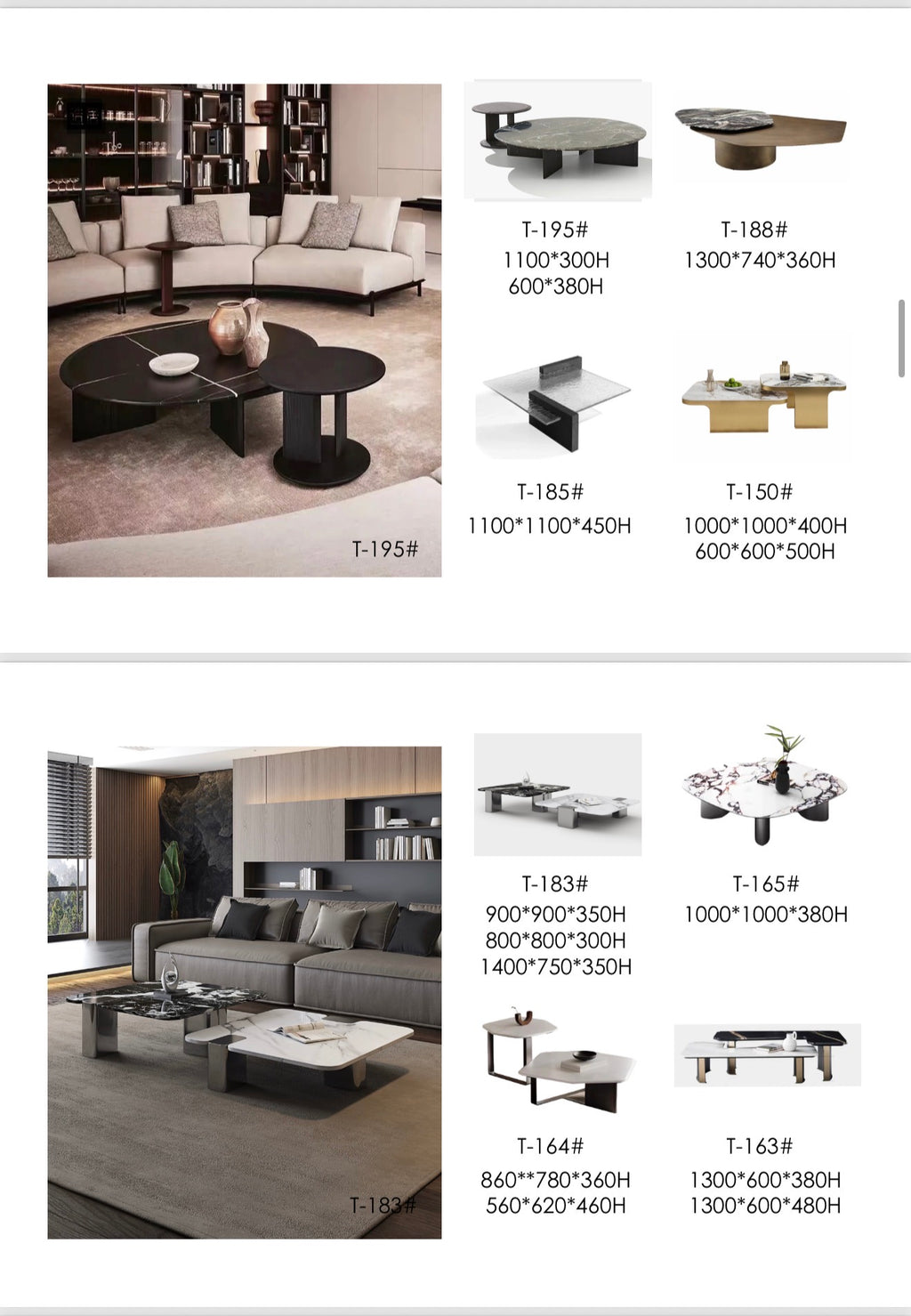 Side tables * Coffee tables 2.0