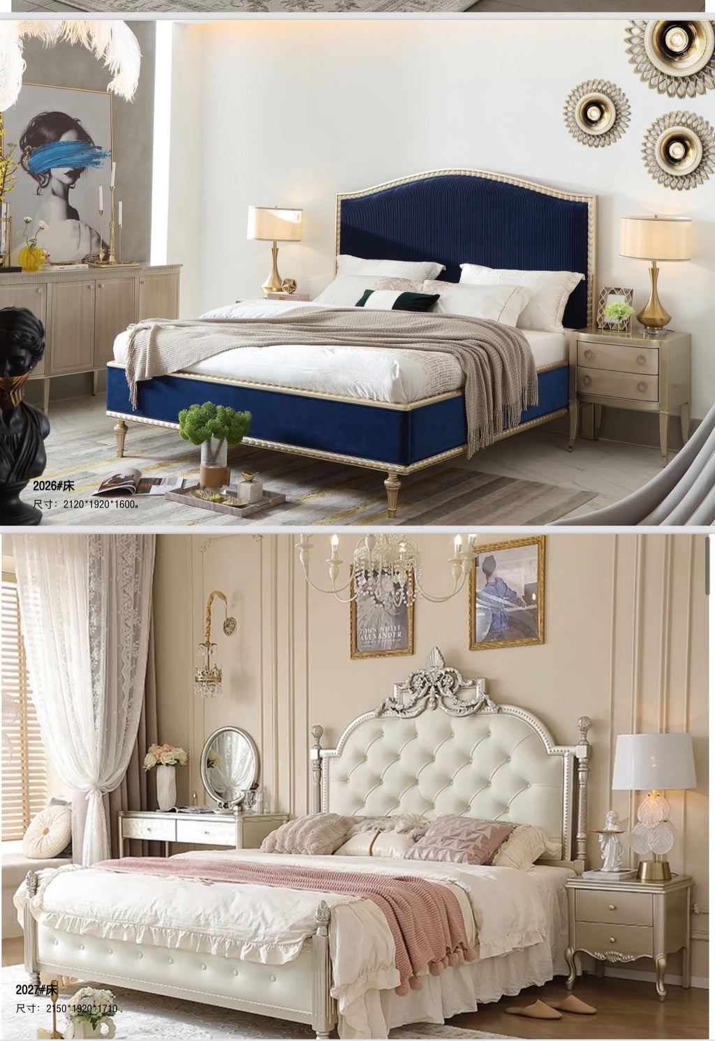European bedroom set