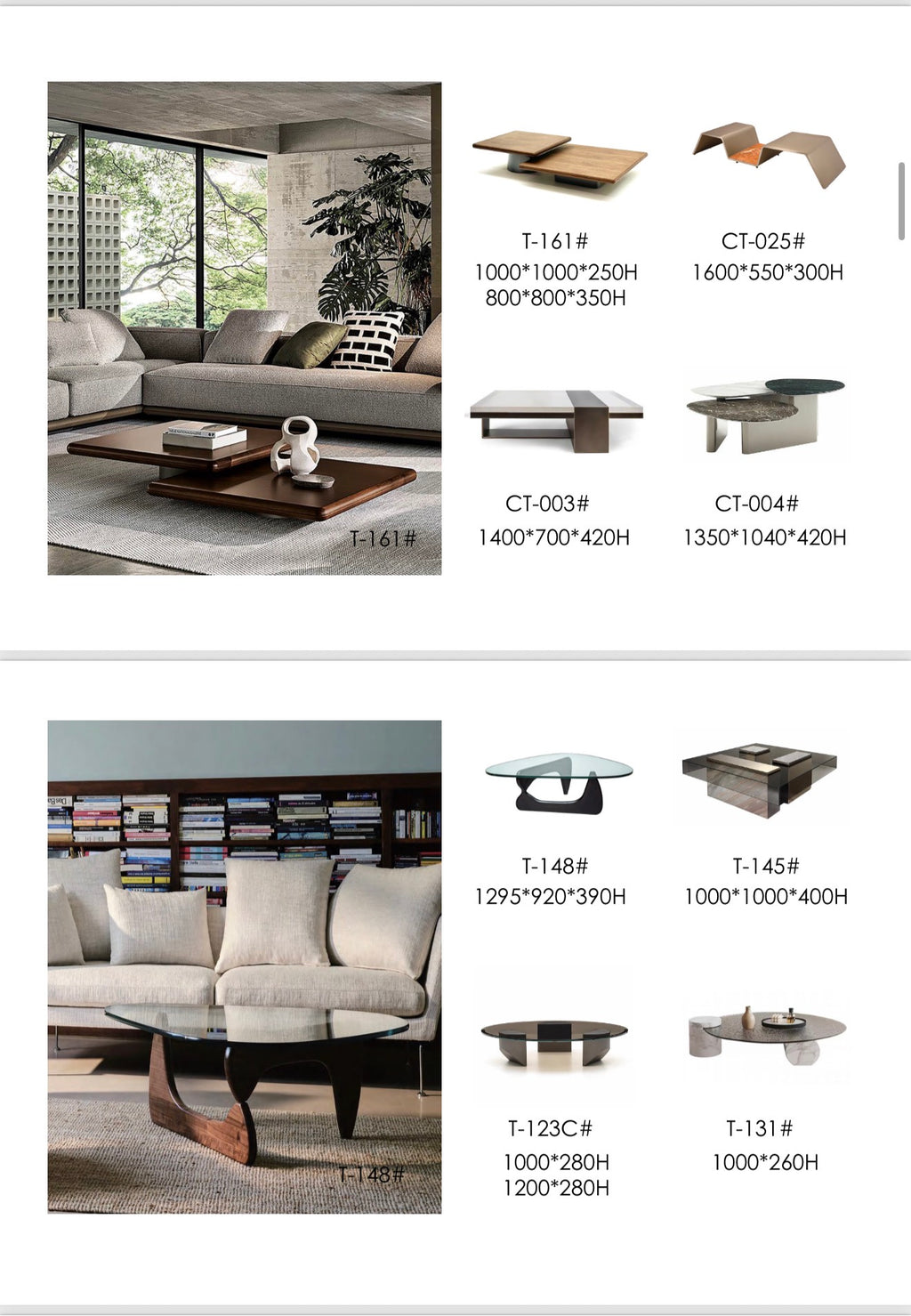 Side tables * Coffee tables 2.0