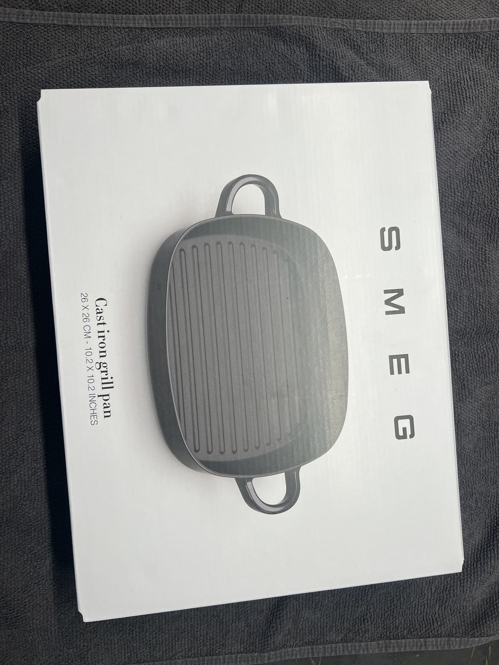 SMEG Grill cast iron pan