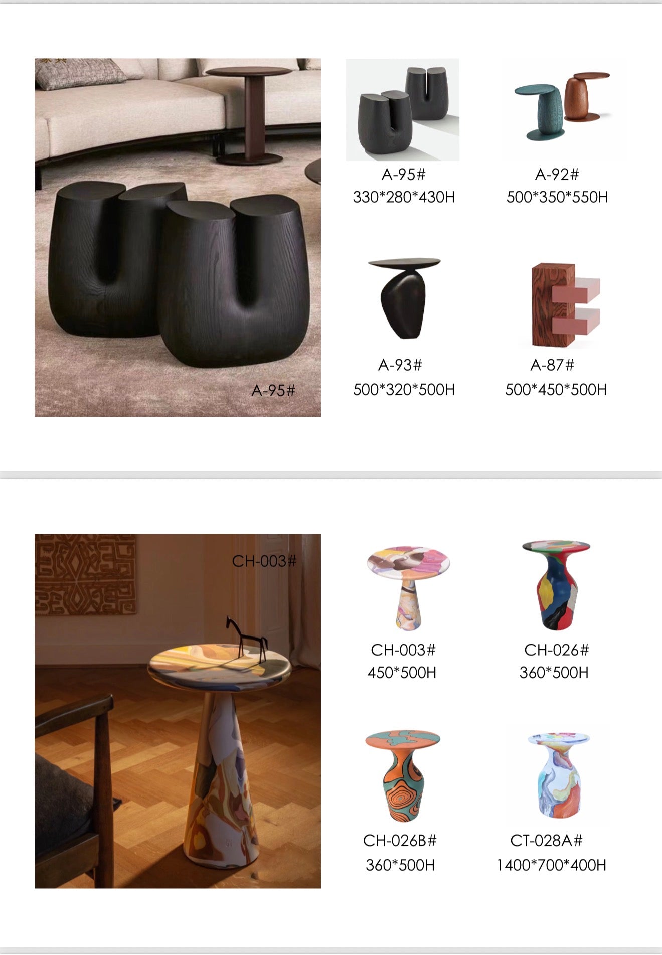 Side tables * Coffee tables 2.0