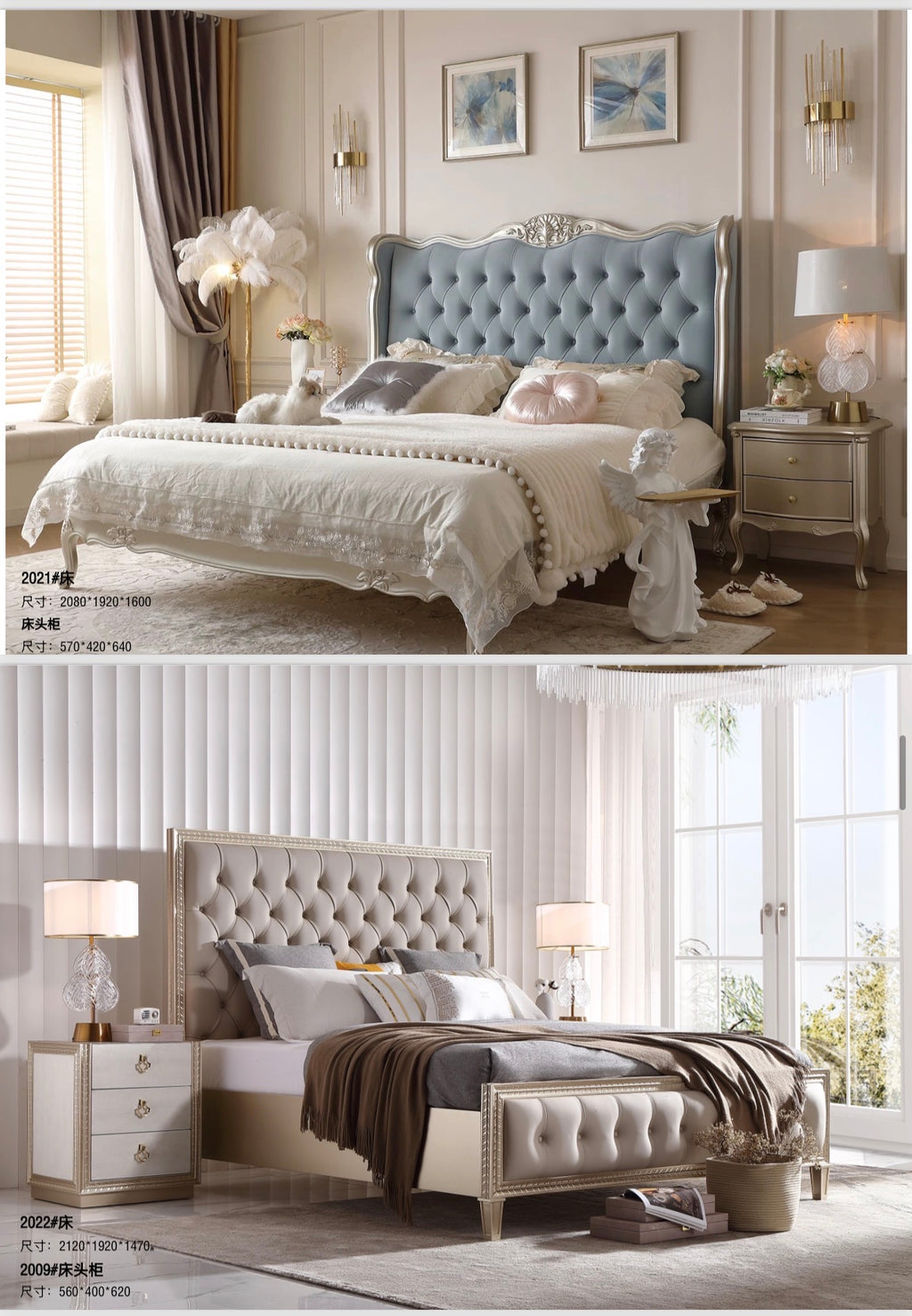 European bedroom set