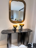 Console table with marble top