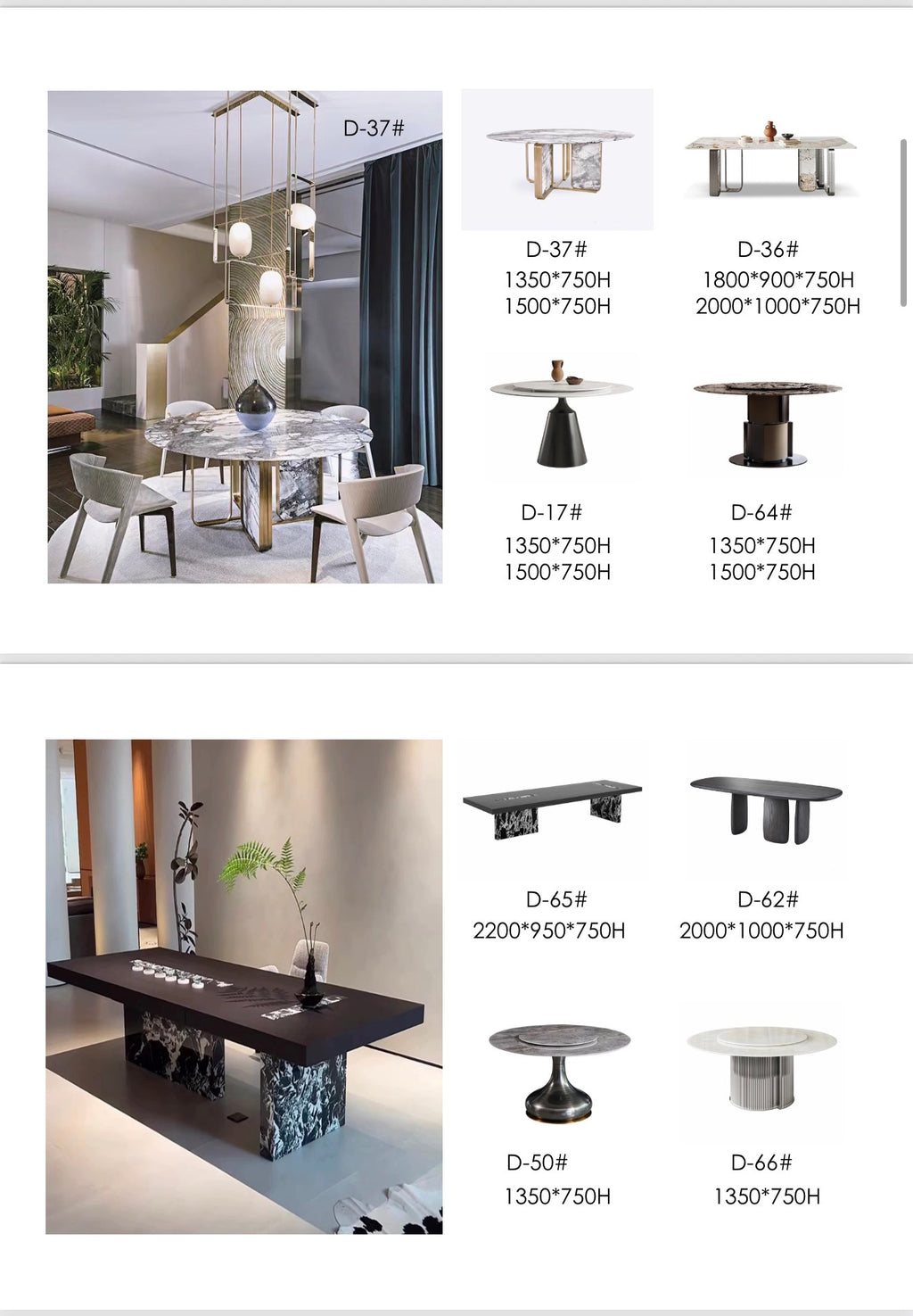 Dining tables & Chairs