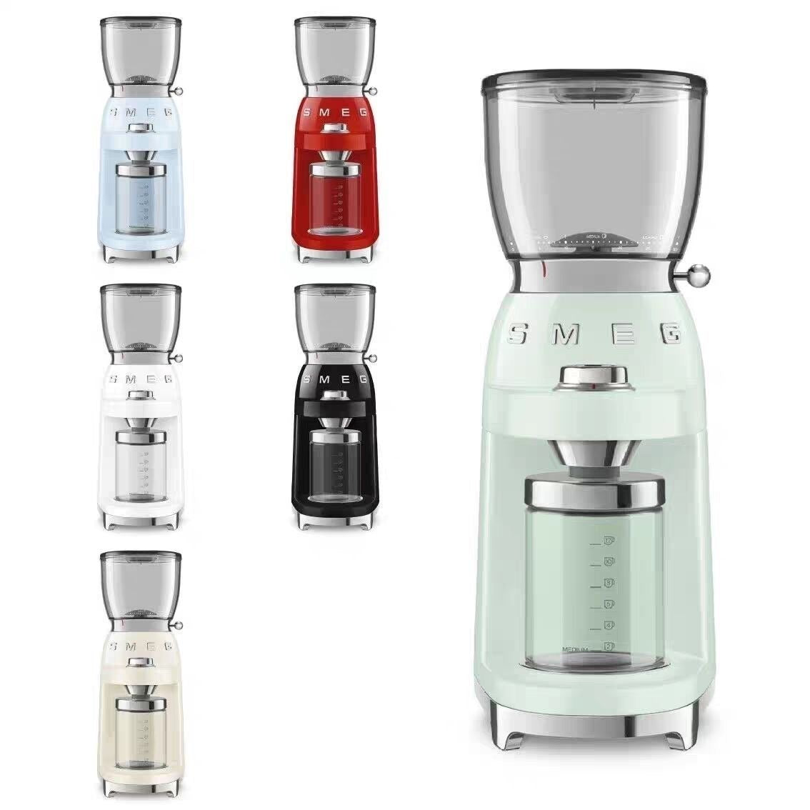 Italian Smeg/SMEG retro electric coffee bean grinder, espresso