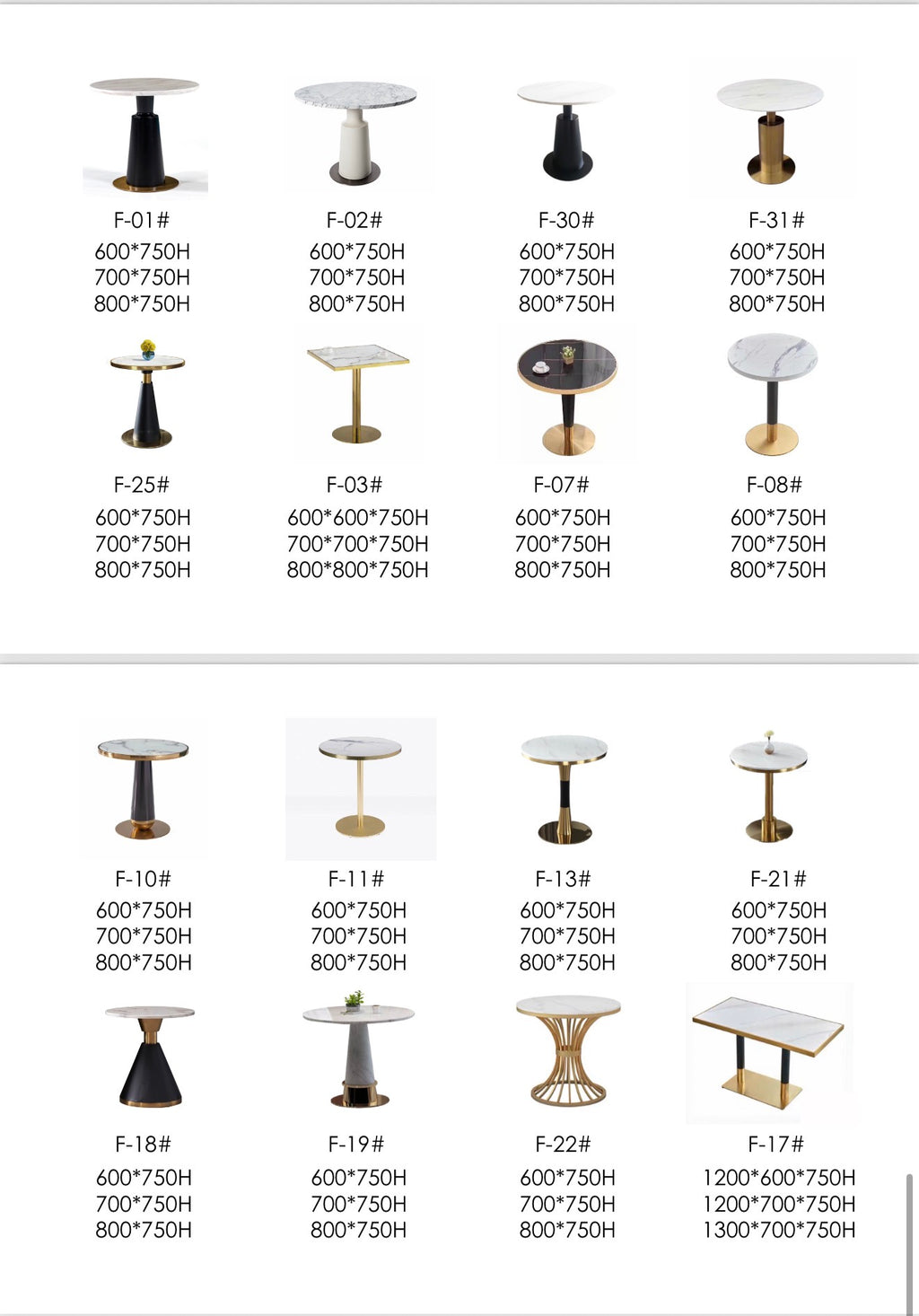 Side tables * Coffee tables 2.0