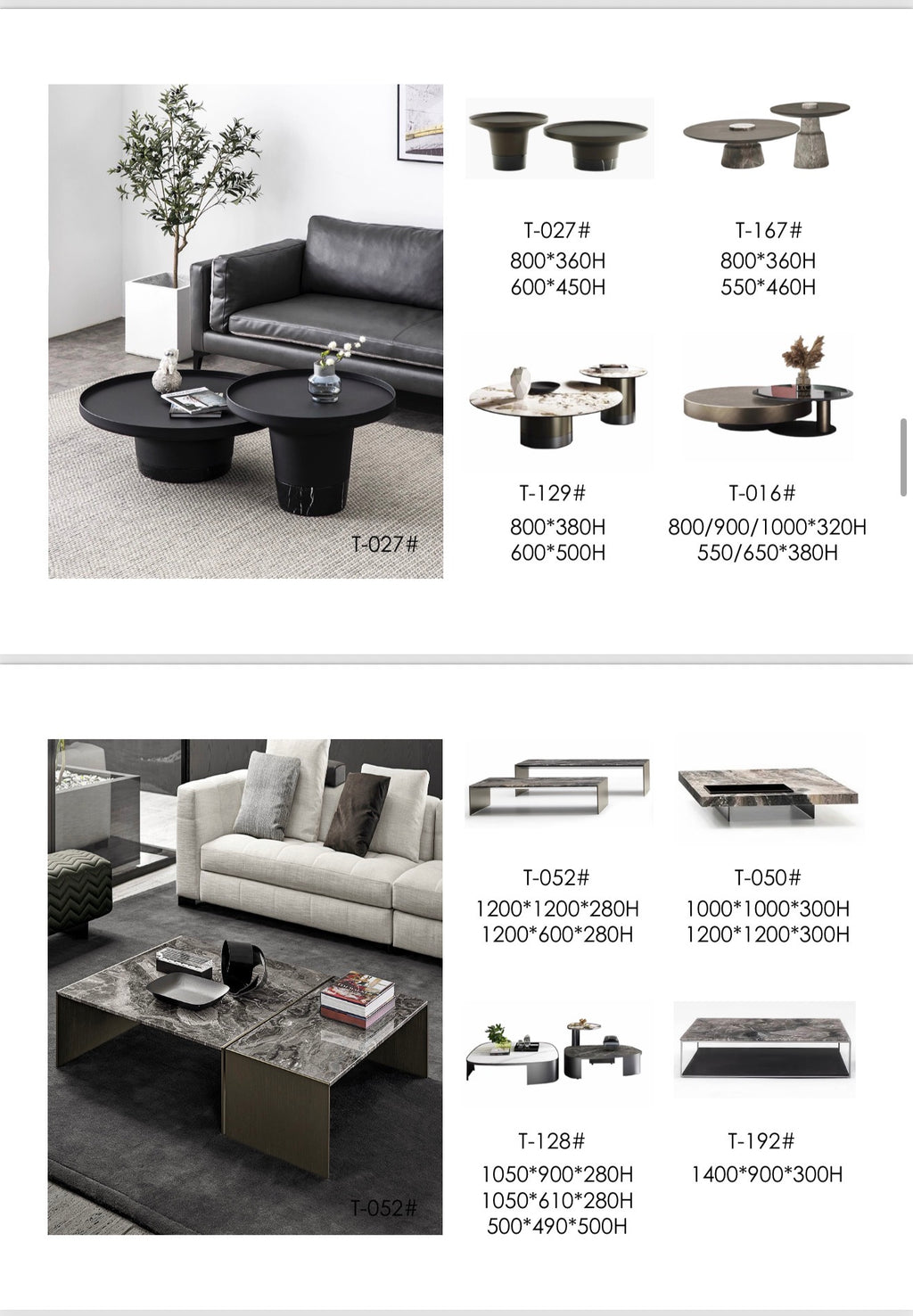 Side tables * Coffee tables 2.0