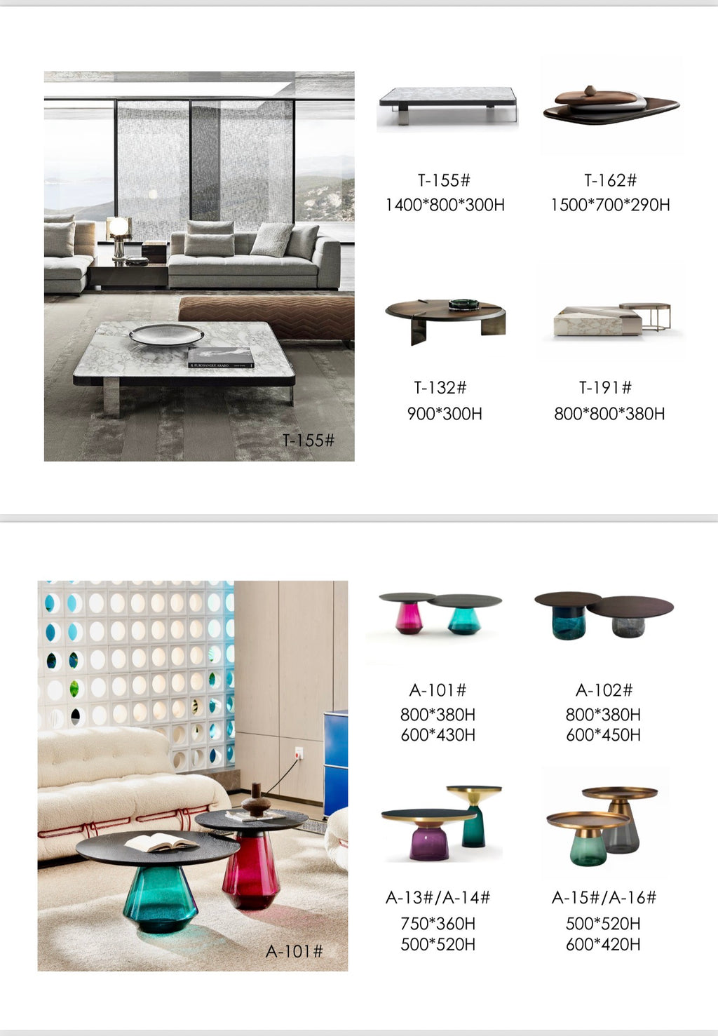 Side tables * Coffee tables 2.0