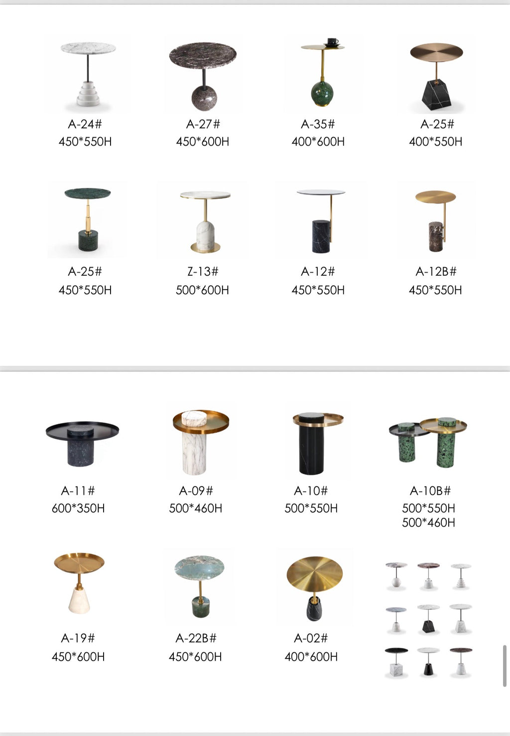 Side tables * Coffee tables 2.0